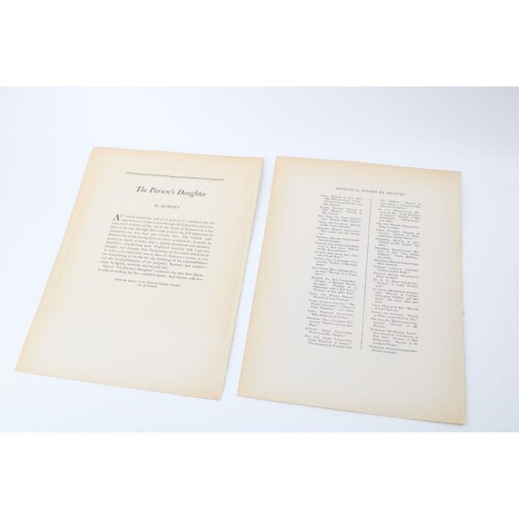 Romney The Parsons Daughter Early British School Print Vintage 94011 - Picture 5 of 5